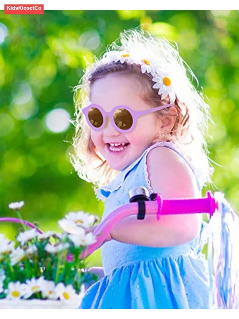 8 Pack Polarized Round Sunglasses for Kids Toddler Beach Party